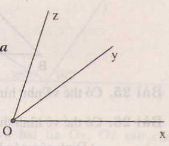 Vẽ góc khi biết số đo, tia nằm giữa hai tia-1
