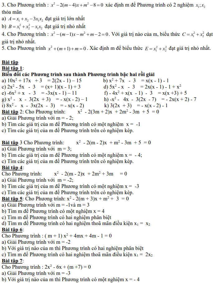 Dạng 3: Phương trình và hệ phương trình-16