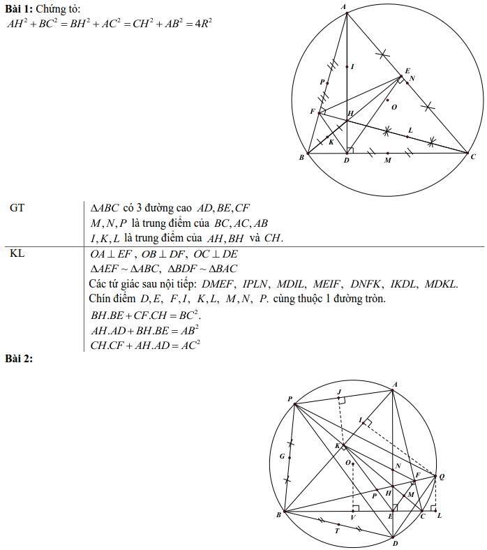 6 bài toán trực tâm của tam giác-1