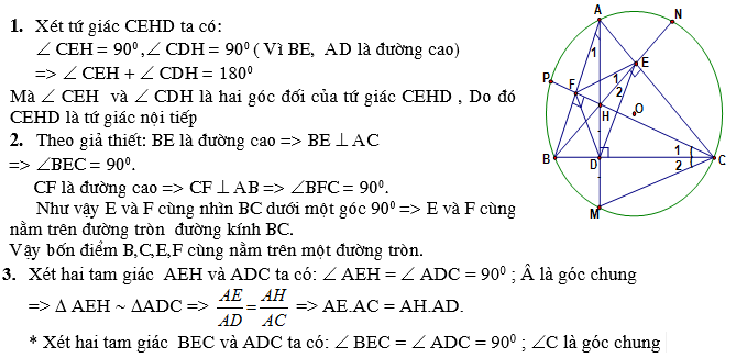 Ôn tập Hình học thi vào cấp 3 (lớp 10)-4