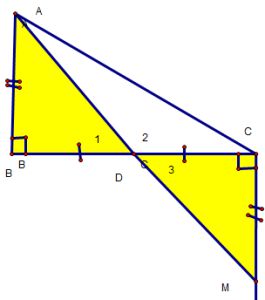 Cách chứng minh 3 điểm thẳng hàng qua các ví dụ - Toán lớp 7-1