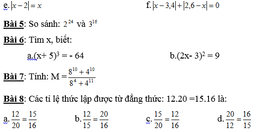 Ôn lại Toán 7 qua các bài tập-2