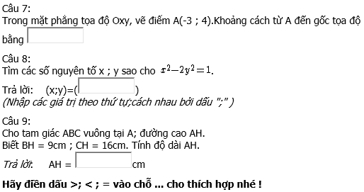 Đề thi Violympic môn Toán lớp 7-1