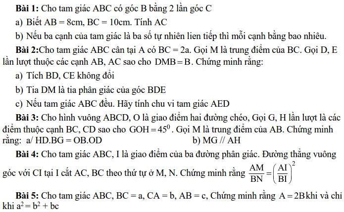 Nội dung bồi dưỡng học sinh giỏi lớp 9 môn Toán-3