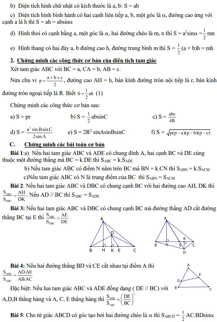 Nội dung bồi dưỡng học sinh giỏi lớp 9 môn Toán-7