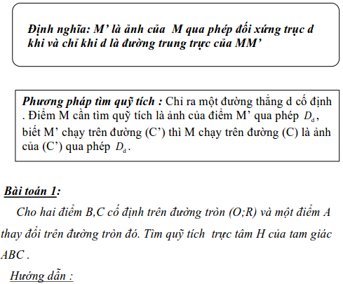 Ứng dụng phép biến hình để giải bài toán quỹ tích-4