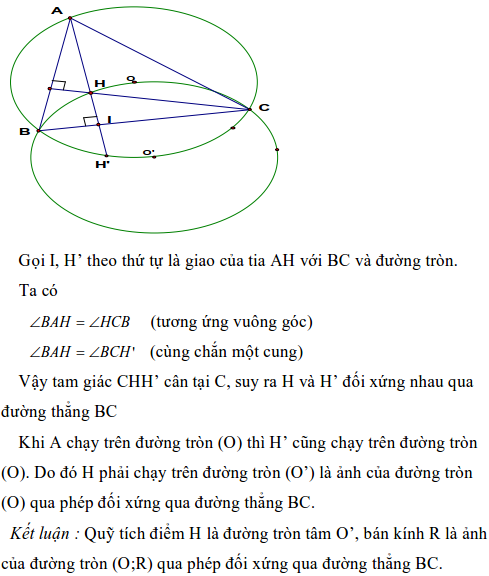 Ứng dụng phép biến hình để giải bài toán quỹ tích-5