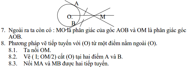 Ôn tập: Tiếp tuyến của đường tròn-1