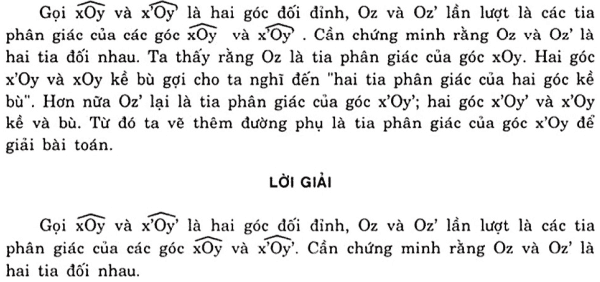 Vẽ thêm yếu tố phụ để giải bài toán hai góc đối đỉnh-1